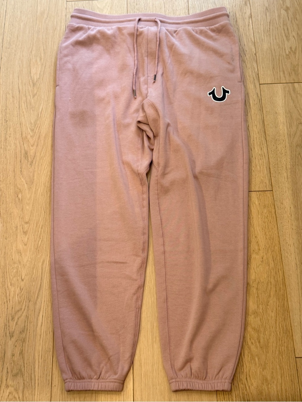 NWOT True Religion Men’s Pink Joggers Sweatpants XL Loungewear Streetwear Y2K